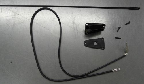 New jeep cj &amp; wrangler radio antenna kit-black 1972-1995