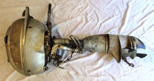 Antique vintage johnson sea horse outboard motor 6 speed