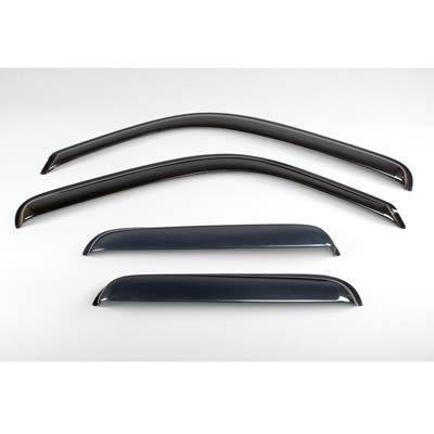 Summit side window visors 3m tape front/rear acrylic smoke chevy trailblazer