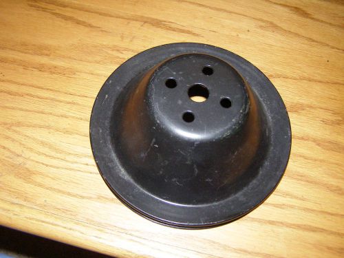 Corvette small block single groove water pump pulley 7 1/8&#034; diameter