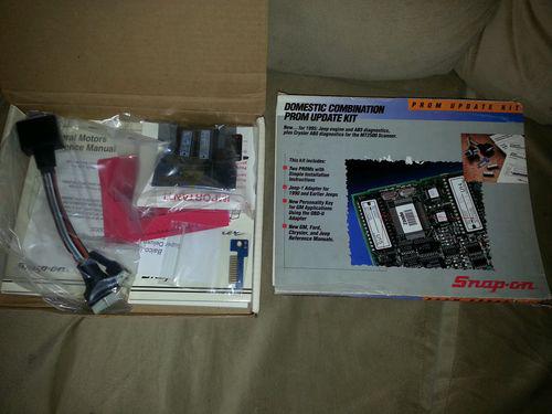 Snap on mt2500 prom update kit, jeep-1 thru90 chrysler abs diagnostic 