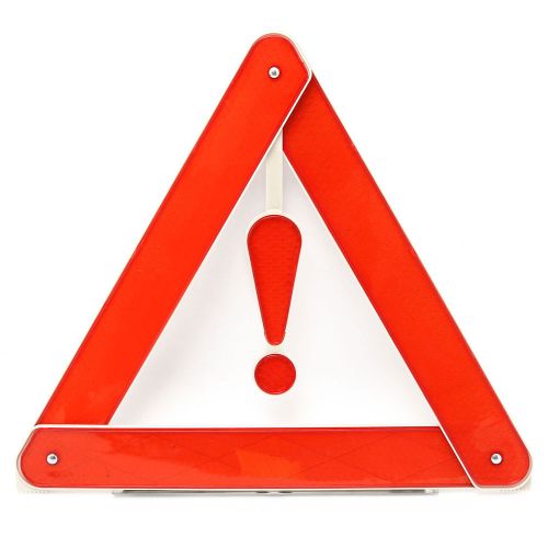 Safety sign folding emergency warning triangle pvc car accessories supply