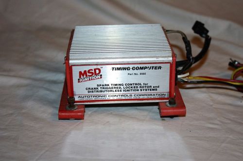 Msd 8980 spark timing control,crank triggered locked rotor distributorless