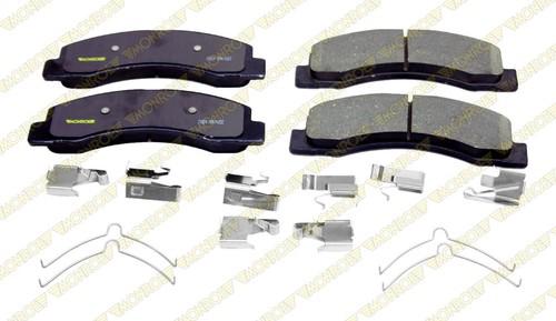 Monroe cx824 brake pad or shoe, front-monroe ceramics brake pad