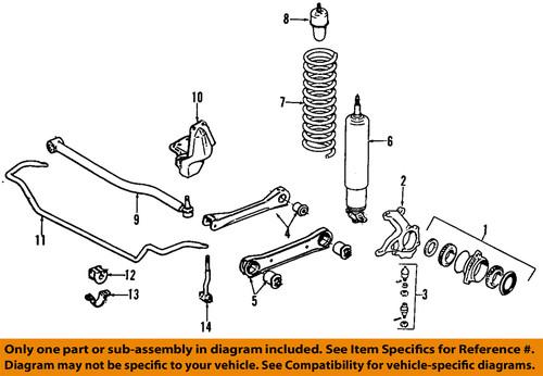 Jeep oem 52087767 front suspension-upper insulator