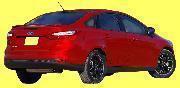 Painted ford focus 4dr factory style spoiler 2012-2013