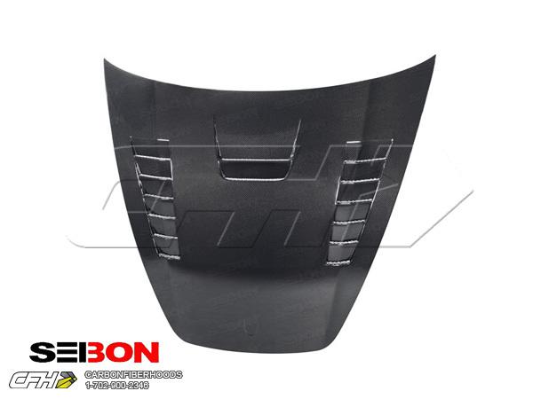 Seibon carbon fiber gt-style carbon fiber hood kit auto body porsche cayenne 11-