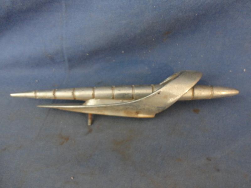 1956 1957 studebaker hood ornament - original