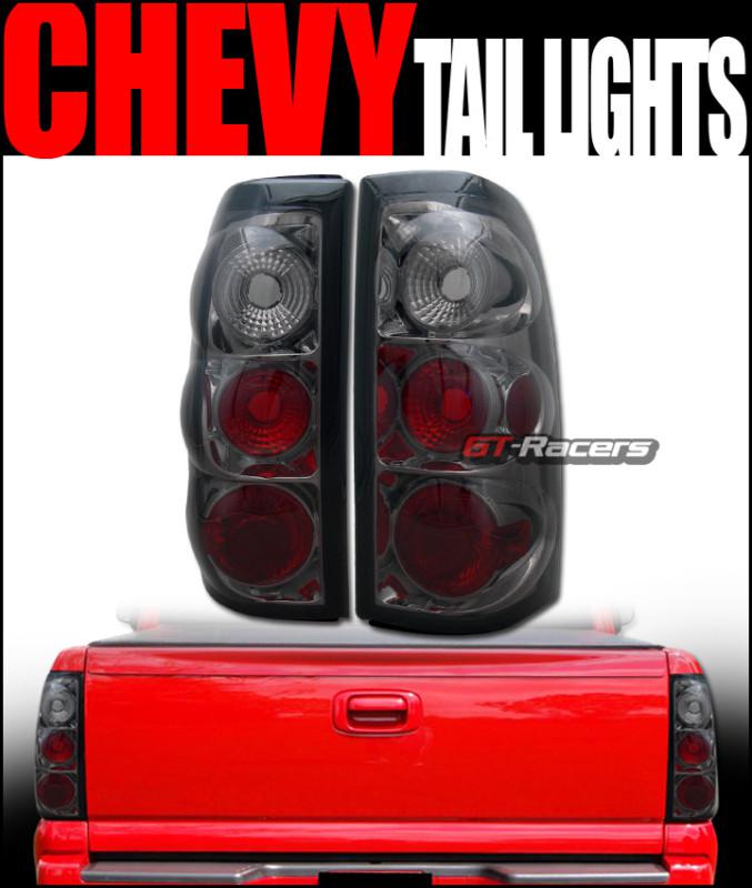 Smoke tint altezza tail lights brake lamps l+r 2003-2006 chevy silverado pickup