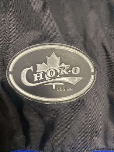 Choko 400 jacket snowmobile outdoor winter hood black/blue size 16 large