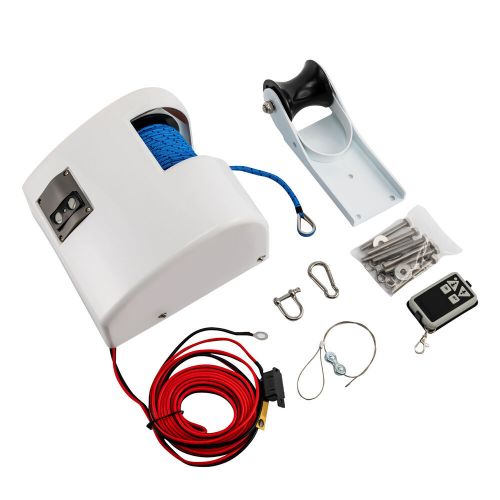 45 lbs free fall saltwater boat electric anchor winch marine w/ wireless remote!