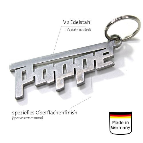 Cardboard keychain trabbi east block 601 stainless steel gdr gdr erich-