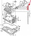 Audi vw 0ck 0cl dl382 7 speed auto gearbox pump motor rubber seal kit 0ck325583f