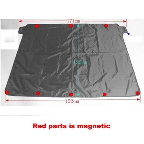 Magnetic windshield cover