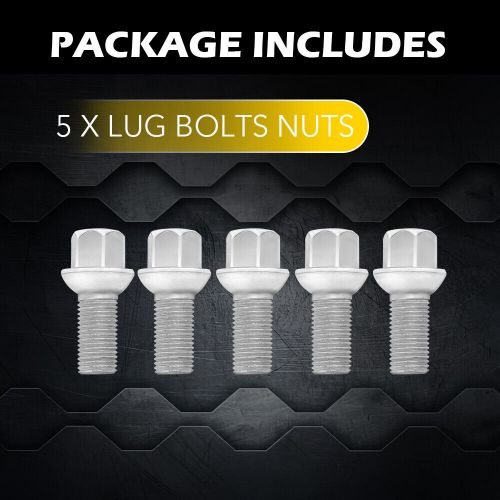 5pcs wheel lug nuts bolts 0009904907 for mercedes benz sl550 cls550 c250 c350