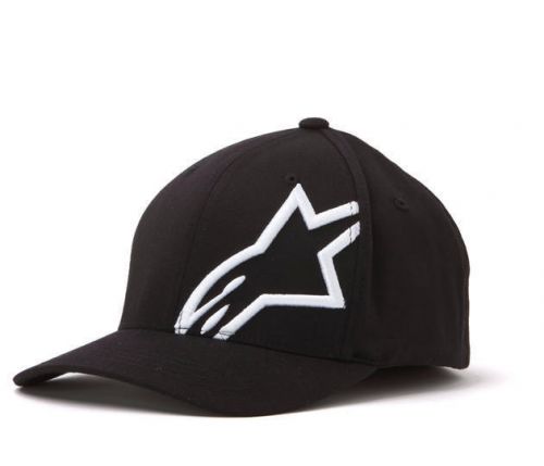 Alpinestars corp shift 2 flex-fit hat black/white small/medium