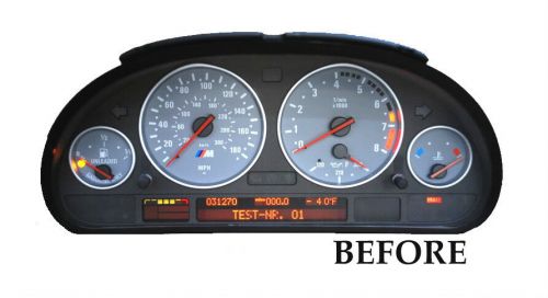 Pixel repair service for bmw e38 e39 e53 x5 m m5 instrument speedometer cluster