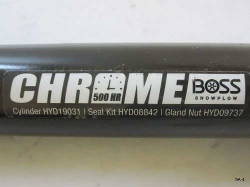 Genuine oem boss smartlock 500 hour chrome v-plow angle cylinder hyd19031 snow