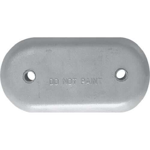 Martyr zinc anode 8-5/8&#034; x 4-1/4&#034; hull anode for salt water