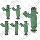 6 genuine fuel injectors for hyundai santa fe kia sedona sorento 3.5l 353103c400