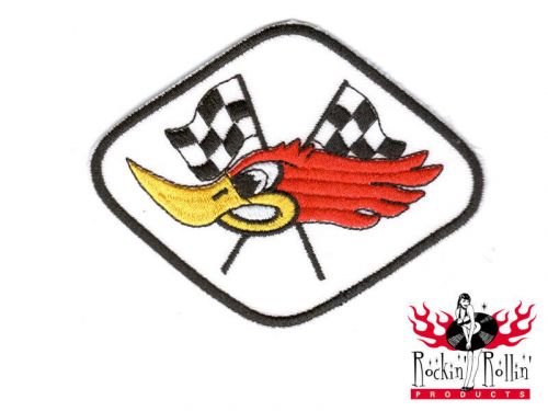 Hot rod patch - woodpecker-