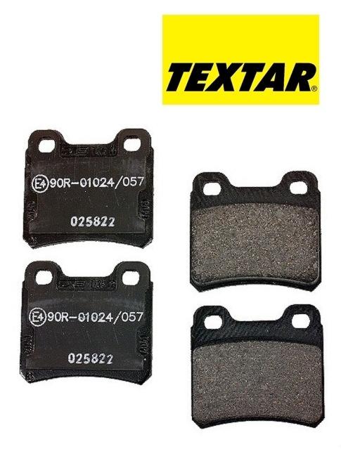 Textar premium rear disc brake pads set 21140157 d1229t