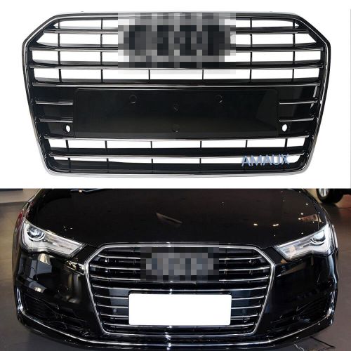 Fit for audi a6 c7pa 2016 2017 2018  front upper bumper center grill mesh grille