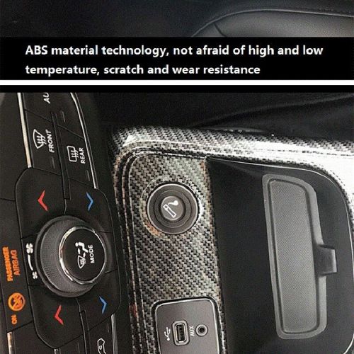 For 2017-2020 car center console shift lever frame cover bezel 3913-