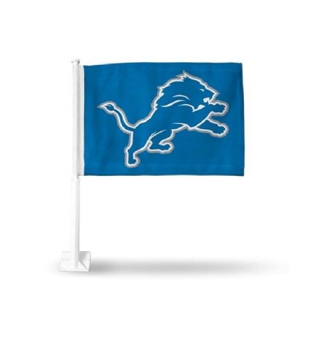 Detroit lions car flag