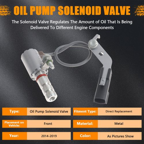 Valve assembly oil pump flow control fit for cadillac cts 2.0l 2014-2019 usa