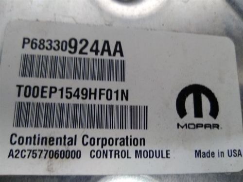 18-19 dodge durango engine ecm electronic control module 3.6 liter