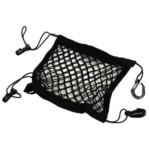 Motorcycle cargo net accessory bike hook hold bag luggage mesh plastic hooks