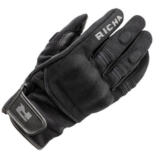 Richa rush motorcycle gloves - black - 3xl