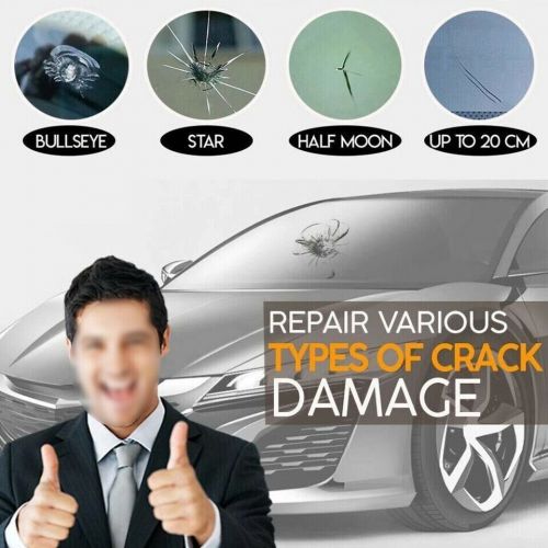 5 pcs auto glass nano repair fluid car windshield resin crack tool kit crack *