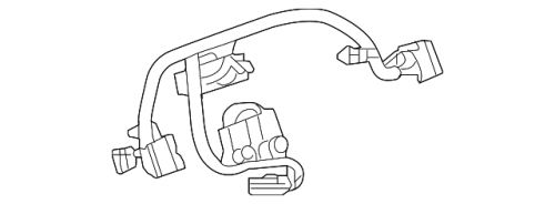 Genuine gm steering wheel horn switch wiring harness 84922856