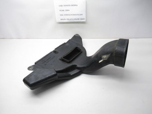 2004 - 2006 toyota sienna air intake duct tube inlet 17752-aa020 oem