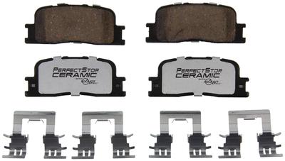 Perfect stop ceramic pc885 brake pad or shoe, rear