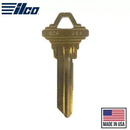 Key blanks for locksmith / 10 schlage sc4 1145a  / brass / made in usa by ilco