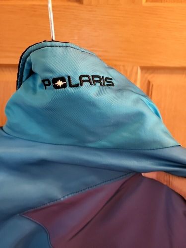 Vintage polaris snowmobile jacket 80s 90s needs repair indy mens medium tall