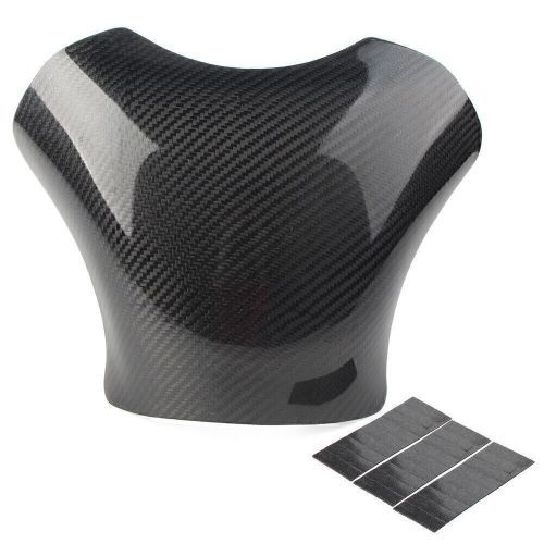 Gas tank cover pad protector for zx zx6r 2005-2006 black carbon fiber motorcycle