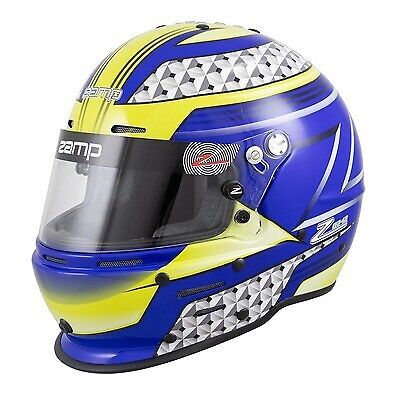 Zamp helmet rz-62 aramid mix l blu/grn sa2020 h764c36l