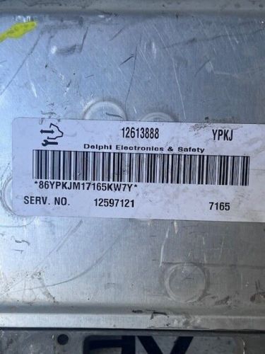 Used oem 2007 chevrolet silverado 12597121 (e38) engine computer