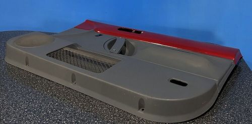 1998-2010 vw volkswagen new beetle hardtop door panel set red/gray