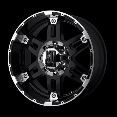 18" xd spy gloss black rims with 265-70-18 nitto terra grappler tires at wheels