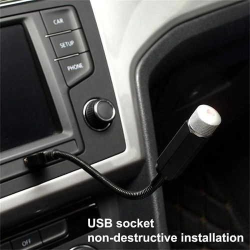 Usb car accessories interior atmosphere star sky lamp ambient night lights us