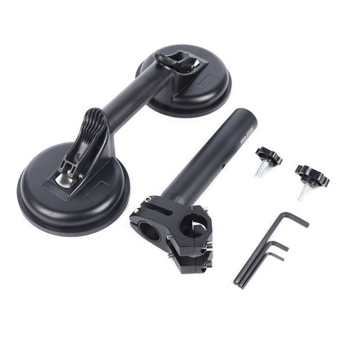 Adjustable car double suction cup off-road flagpole bracket flag pole holder kit