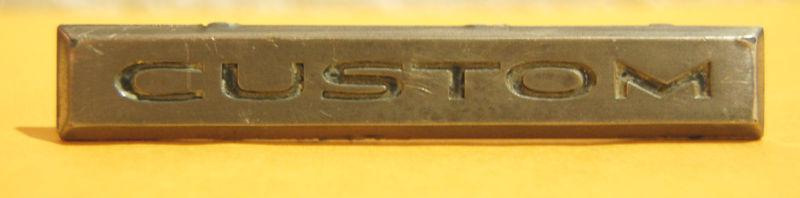 1965 pontiac tempest custom trunk emblem 4440393