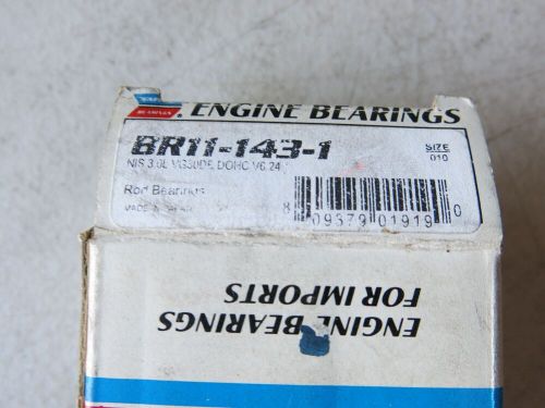 Safety bearing rod bearings br11-143-1 fits nissan 3.0l vg30de dohc v6 24