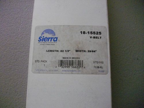 Sierra v-belt 18-15525 mercruiser sterndrive 52 1/2 x 29/64