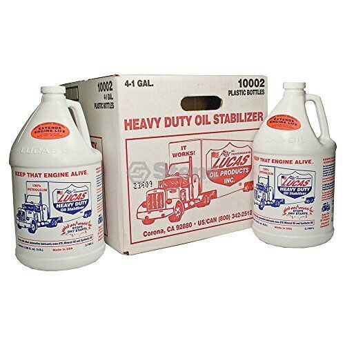 4 pack 1 gallon lucas oil 10002 heavy duty oil stabilizer